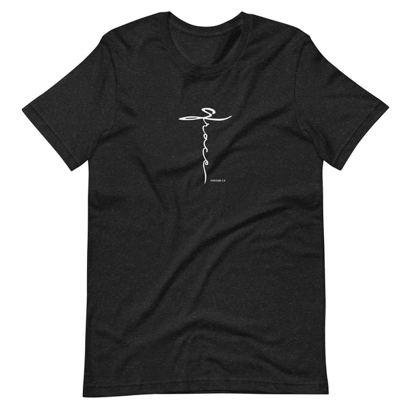 Grace at the Cross t-shirt. Exclusive design bestseller for men and women