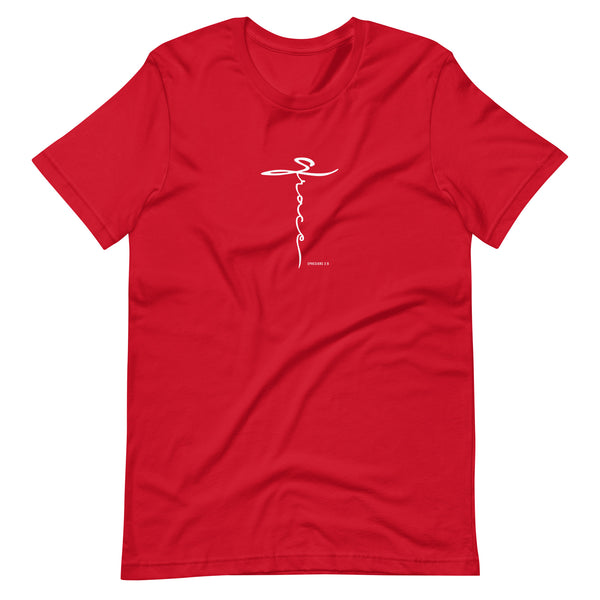 Grace at the Cross t-shirt. Exclusive design bestseller for men and women