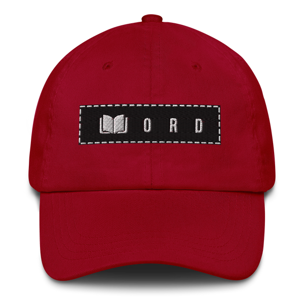 Word / Dad Hat Embroidered