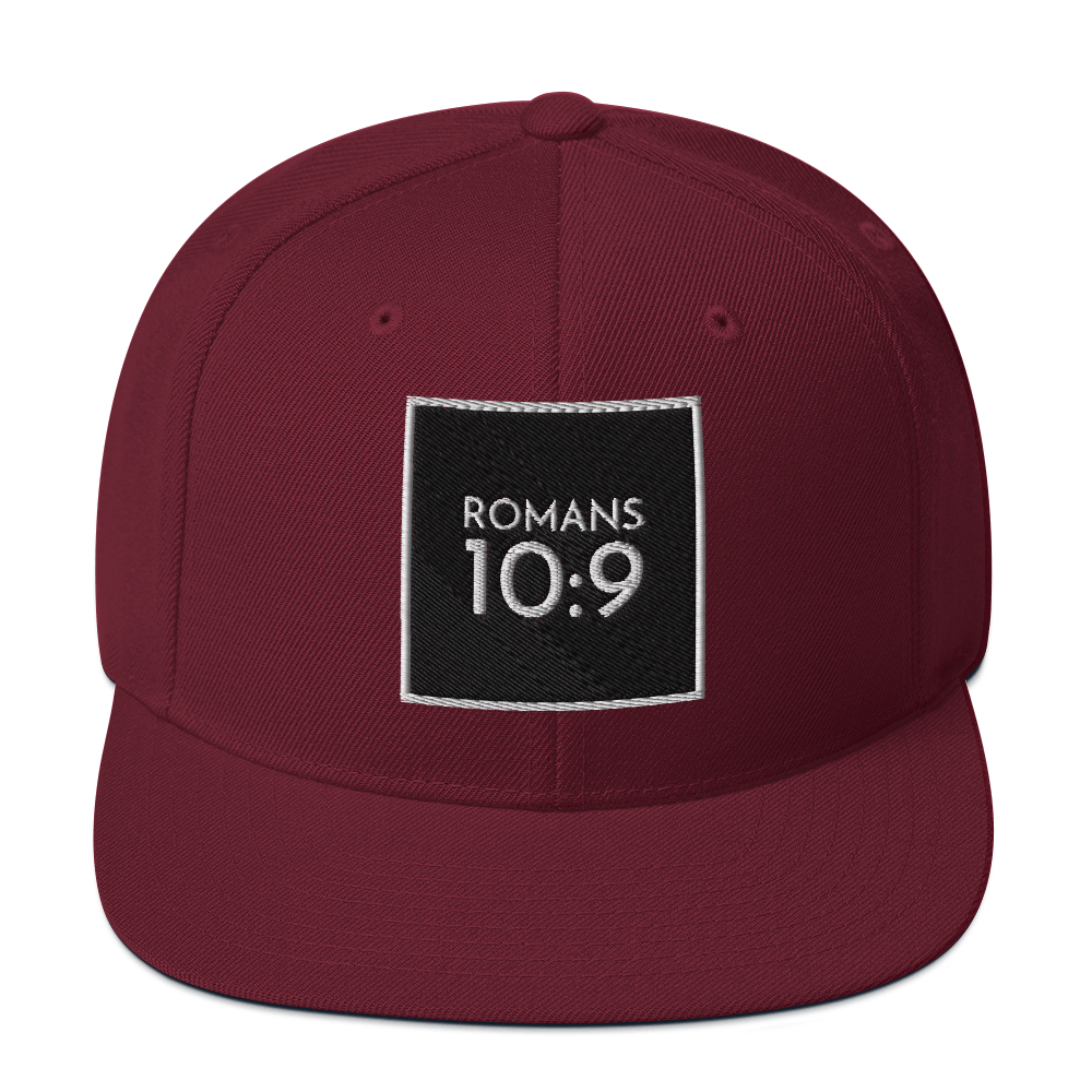 Romans 10:9 Salvation Snapback Hat