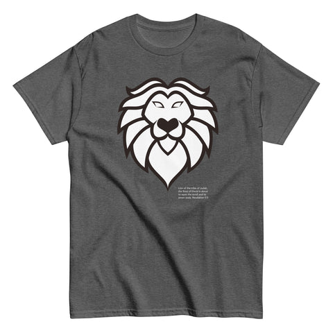 Lion of the Tribe of Judah Men's Christian Bible Prophecy T-shirt