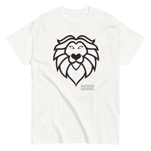 Lion of the Tribe of Judah Men's Christian Bible Prophecy T-shirt