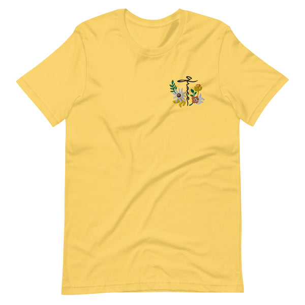 Grace at the Cross Spring Summer Embroidered T-shirt