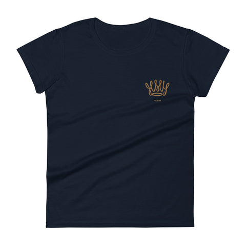 Jesus The King Women's T-Shirt Embroidered