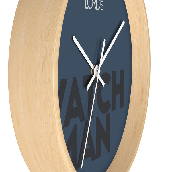 Watchman Midnight Wall Clock