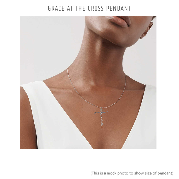 Cross Pendant Jewelry Grace at the Cross Ephesians 2:8
