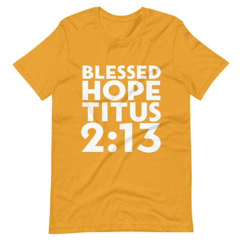 Titus 2:13 Blessed Hope Christian Bible Verse Men's Women's T-Shirt