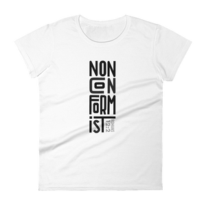 Non Conformist Romans 12:2 Women's short sleeve t-shirt