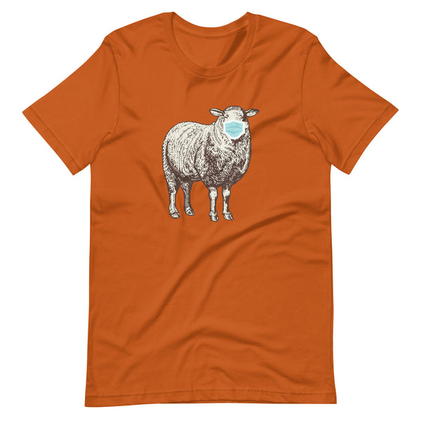 Sheep with Mask Short-Sleeve Unisex T-Shirt