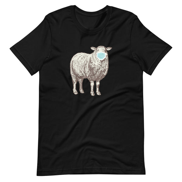 Sheep with Mask Short-Sleeve Unisex T-Shirt