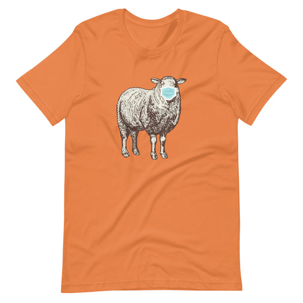 Sheep with Mask Short-Sleeve Unisex T-Shirt