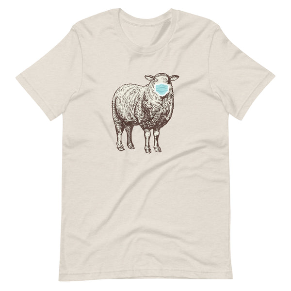 Sheep with Mask Short-Sleeve Unisex T-Shirt