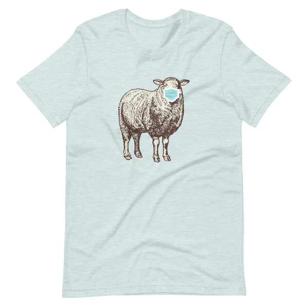 Sheep with Mask Short-Sleeve Unisex T-Shirt
