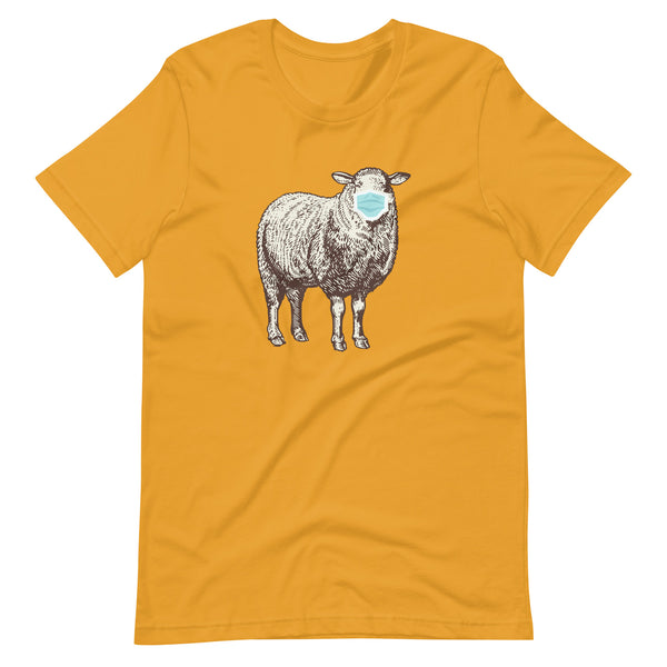 Sheep with Mask Short-Sleeve Unisex T-Shirt