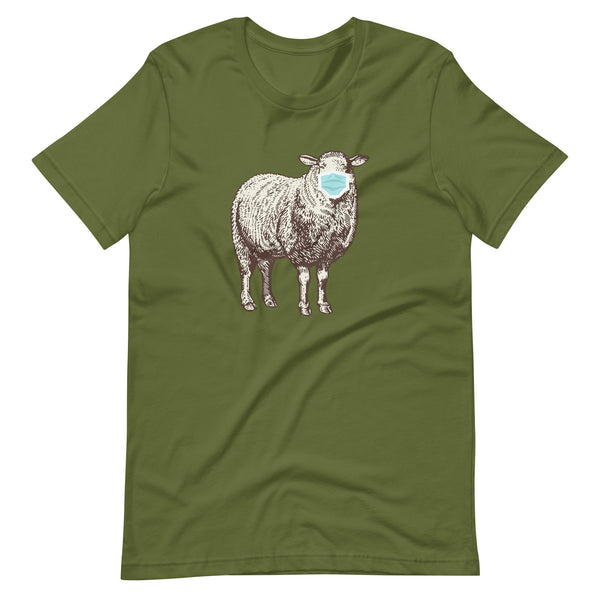 Sheep with Mask Short-Sleeve Unisex T-Shirt