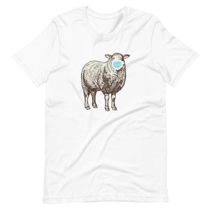 Sheep with Mask Short-Sleeve Unisex T-Shirt