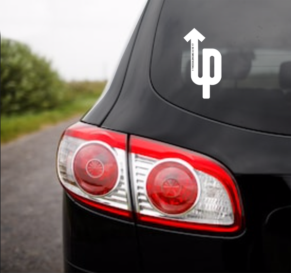 UP Rapture Clear Sticker 3.5" x 6"