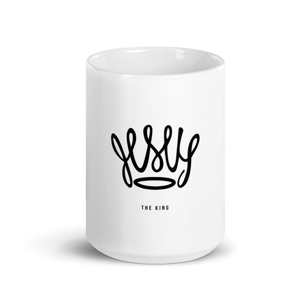 Jesus The King White Mug 15 oz.