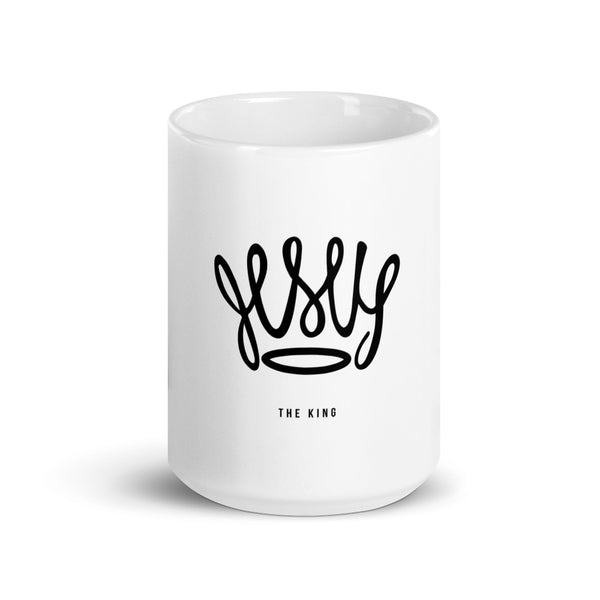 Jesus The King White Mug 15 oz.